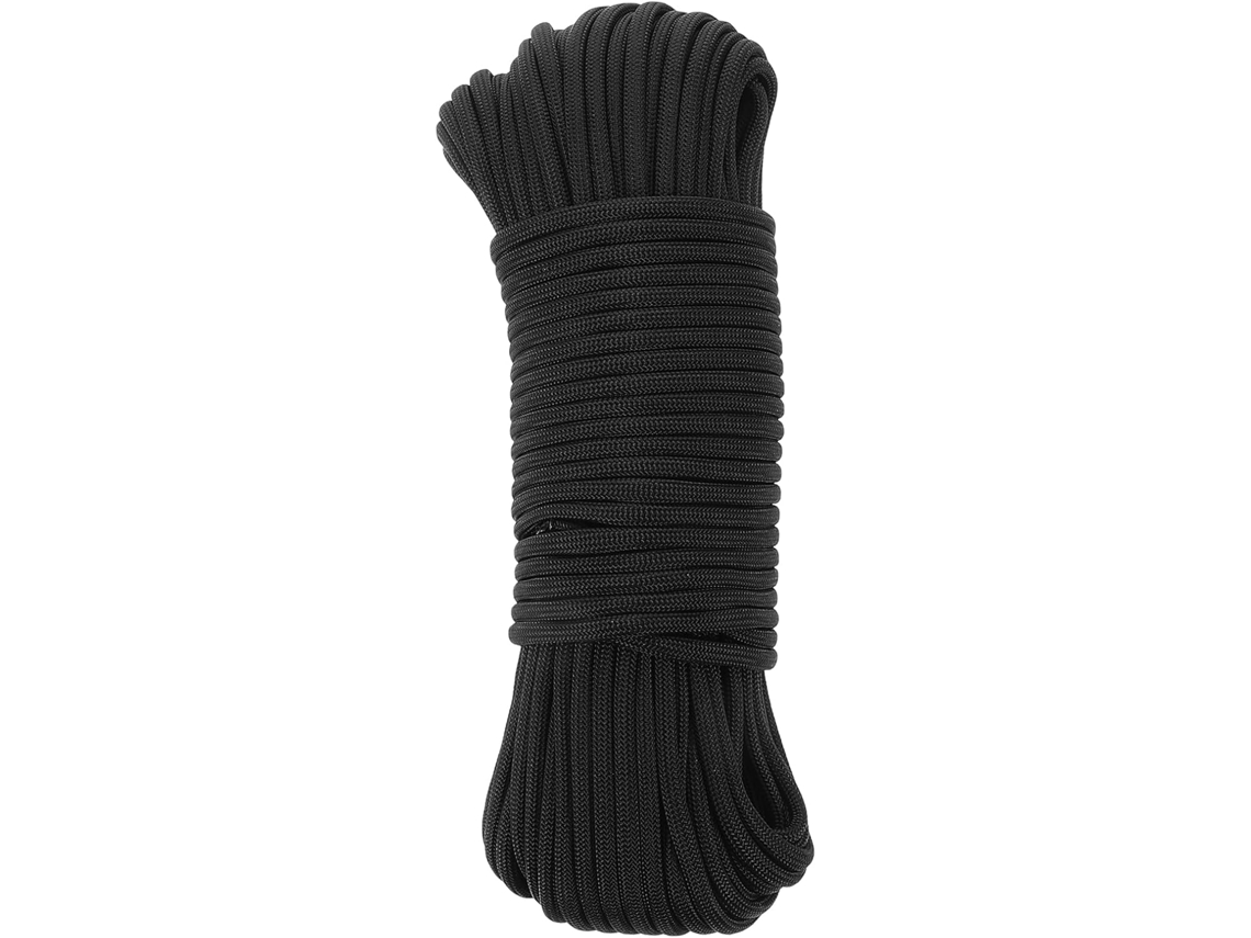 Corda De Nylon Preta Para Barraca E Lona