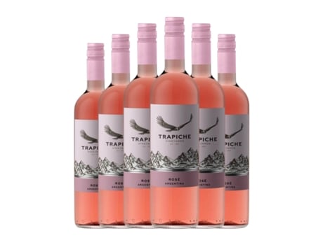 Vinho rosé TRAPICHE Rosé Seco Mendoza (0.75 L - 6 Unidades)