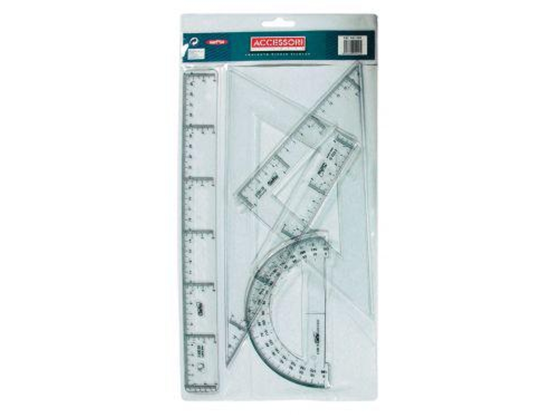 Estuche Dibujo Escolar Transparente Safta