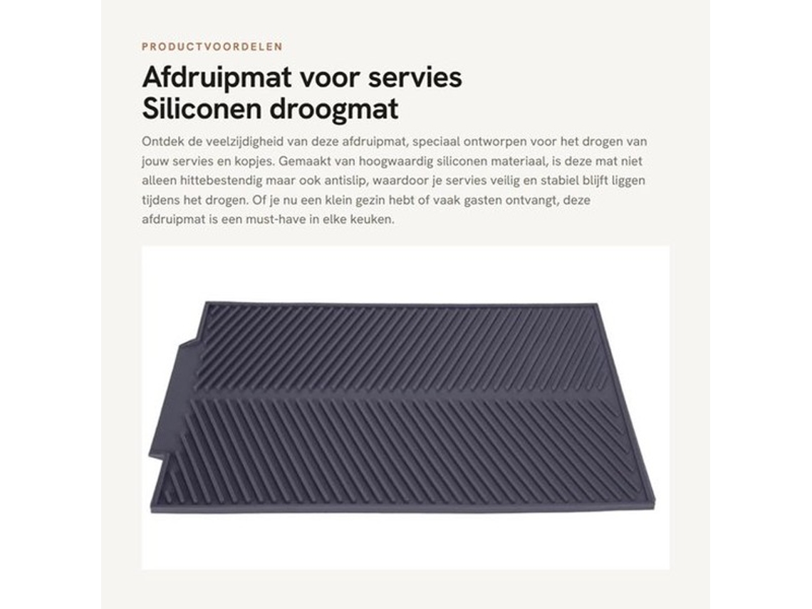 Escolha Sólida - Máscara De Silicone Para Secar - Resistente Ao Calor - Antideslizante - Quadrado - 39 X 25 Cm - Fácil De Armazenar - Máscara Seca