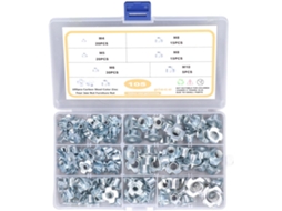 Kit Com Porcas T Sortidas, De Aço Carbono Galvanizado, 105 Peças,