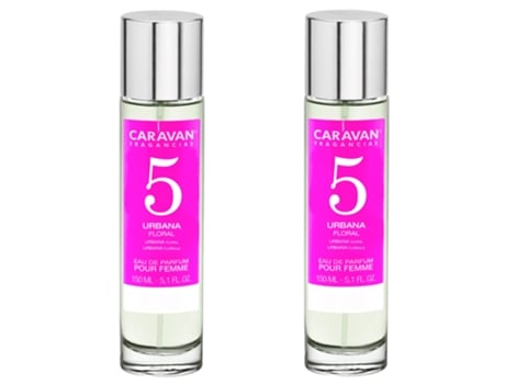 Conjunto de 2 Perfumes CARAVAN para Mulher Nº5 150Ml