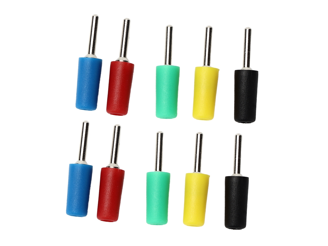Laxiscreed Banana Plugs Com Pinos Retos Banho De Níquel Para Conexões Seguras