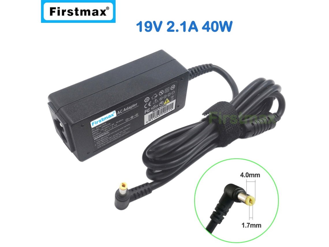 Lurelia Carregador Para Portátil 19 V 2,1 A 40 W Para Portátil De 19 V