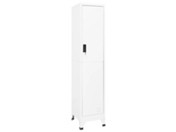 Vidaxl Cacifo 38x45x180 Cm Aço Branco