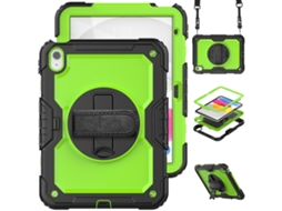 Lurelia Capa Para Ipad 11 (a16) 2025 E 10.ª Geração 10.9 2022, Silicone, Preto, Proteção Contra Quedas, Manuseamento Cómodo