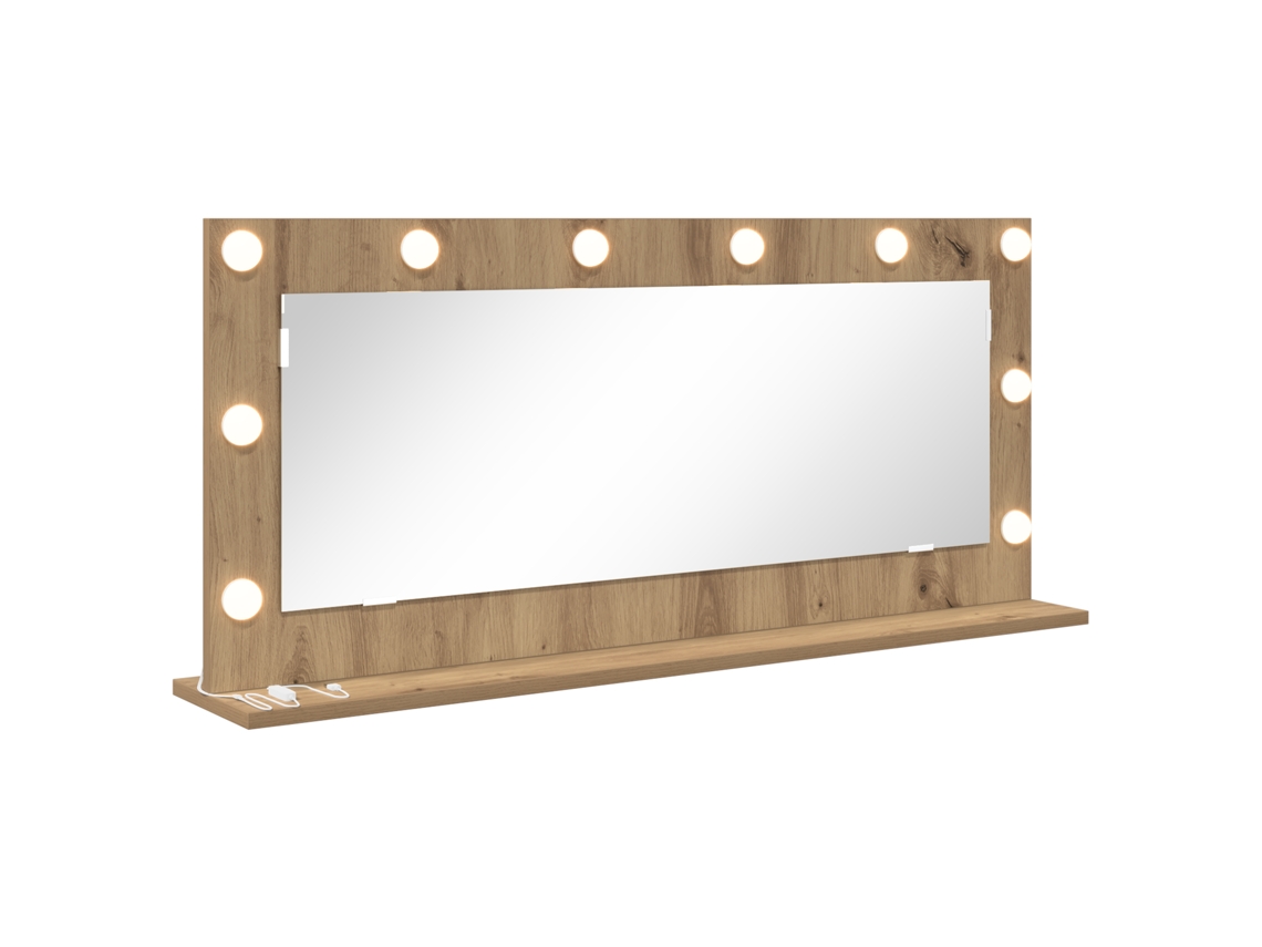Conjunto 1 Espelho De Quarto Vidaxl Castanho Vidro (100 X 45 X 18 Cm)