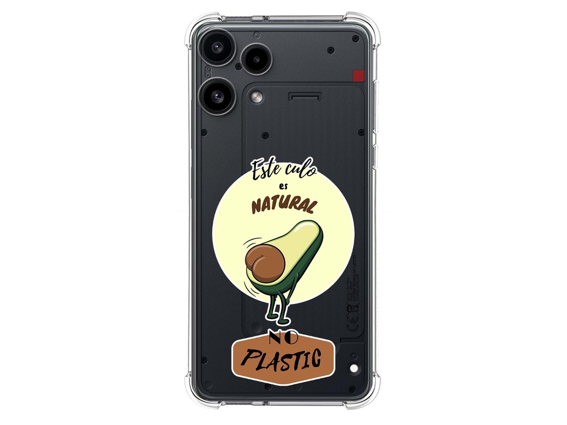 Capa Tumundosmartphone De Silicone À Prova De Choque Para Nothing Phone 3a Lite 5g Design De Bumbum Natural Desenho Animado