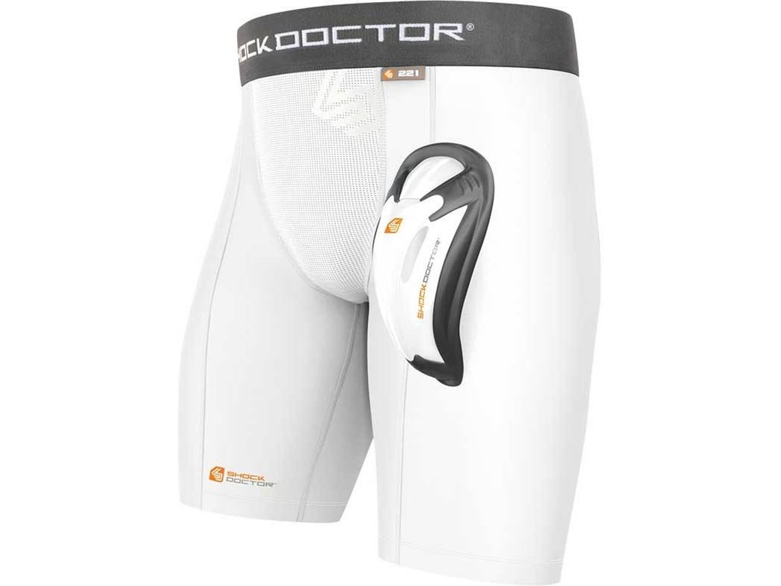 Proteção corporal SHOCK DOCTOR Core Compressão Bioflex Branco (S)
