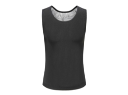 Top Compressivo Masculino Com Efeito Modelador - Reduz Barriga E Peito, Ideal Para Todas As Ocasiões Prata