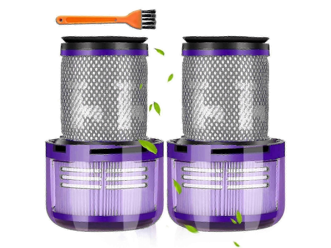 Conjunto De 2 Filtros De Vácuo Hepa Laváveis, Compatíveis Com Dyson V12