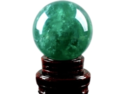 Decoração De Quarto Fluorita Verde Natural Com Suporte Esfera De Cristal De Quartzo Pierre Précieuse Boule