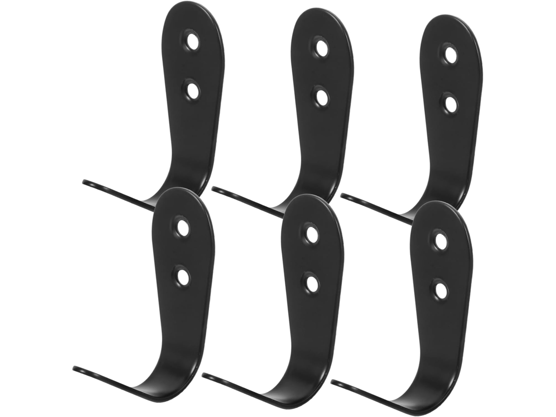 Ganchos De Metal Com 12 Peças Para Pendurar Roupas E Toalhas, Em Aço I