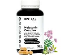 Suplemento Alimentar HIVITAL Melatonina Complex (120 Cápsulas Veganas)