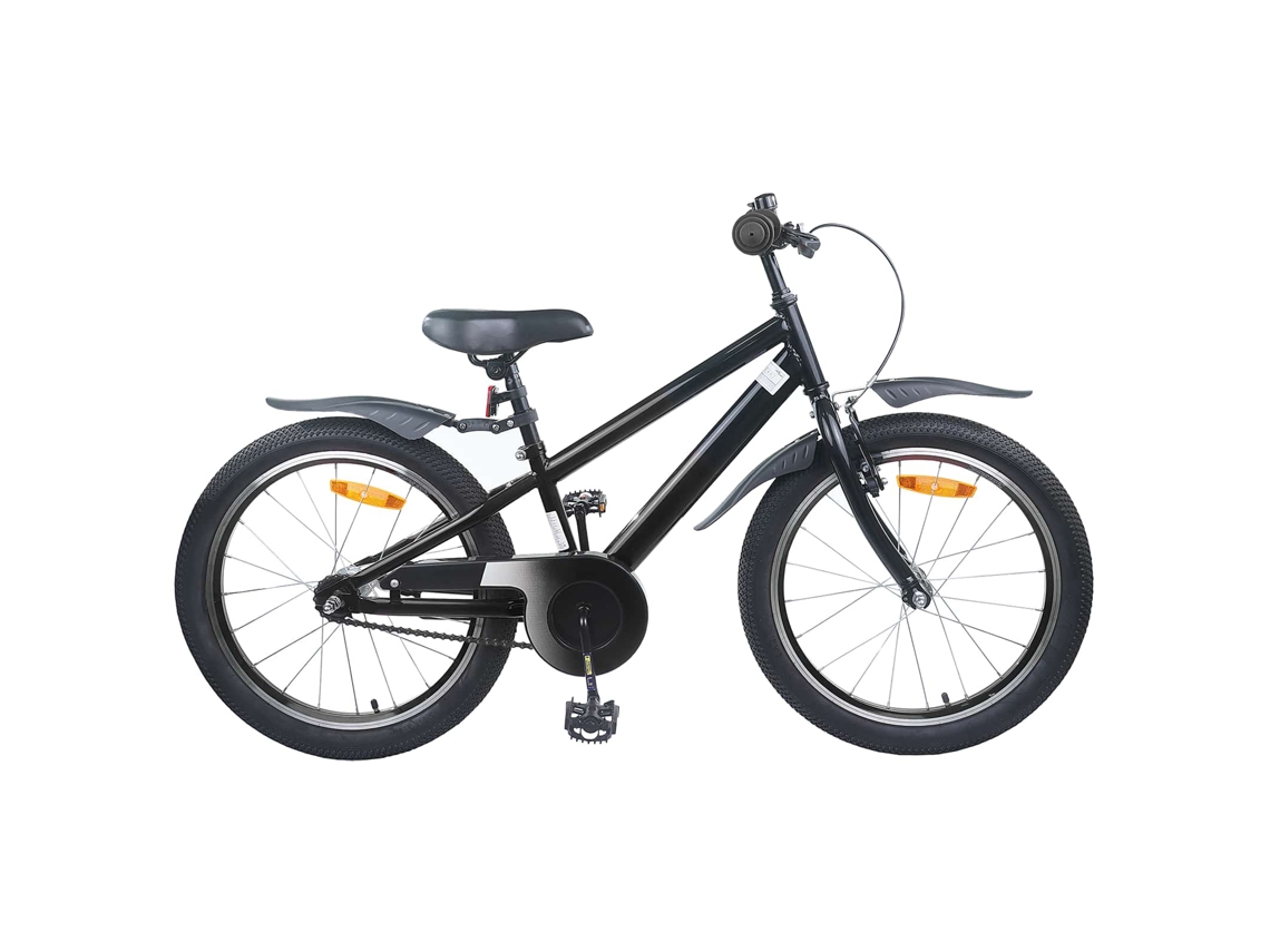 Vidaxl Bicicleta Infantil 20 Polegadas Para 6-11 Anos Preto