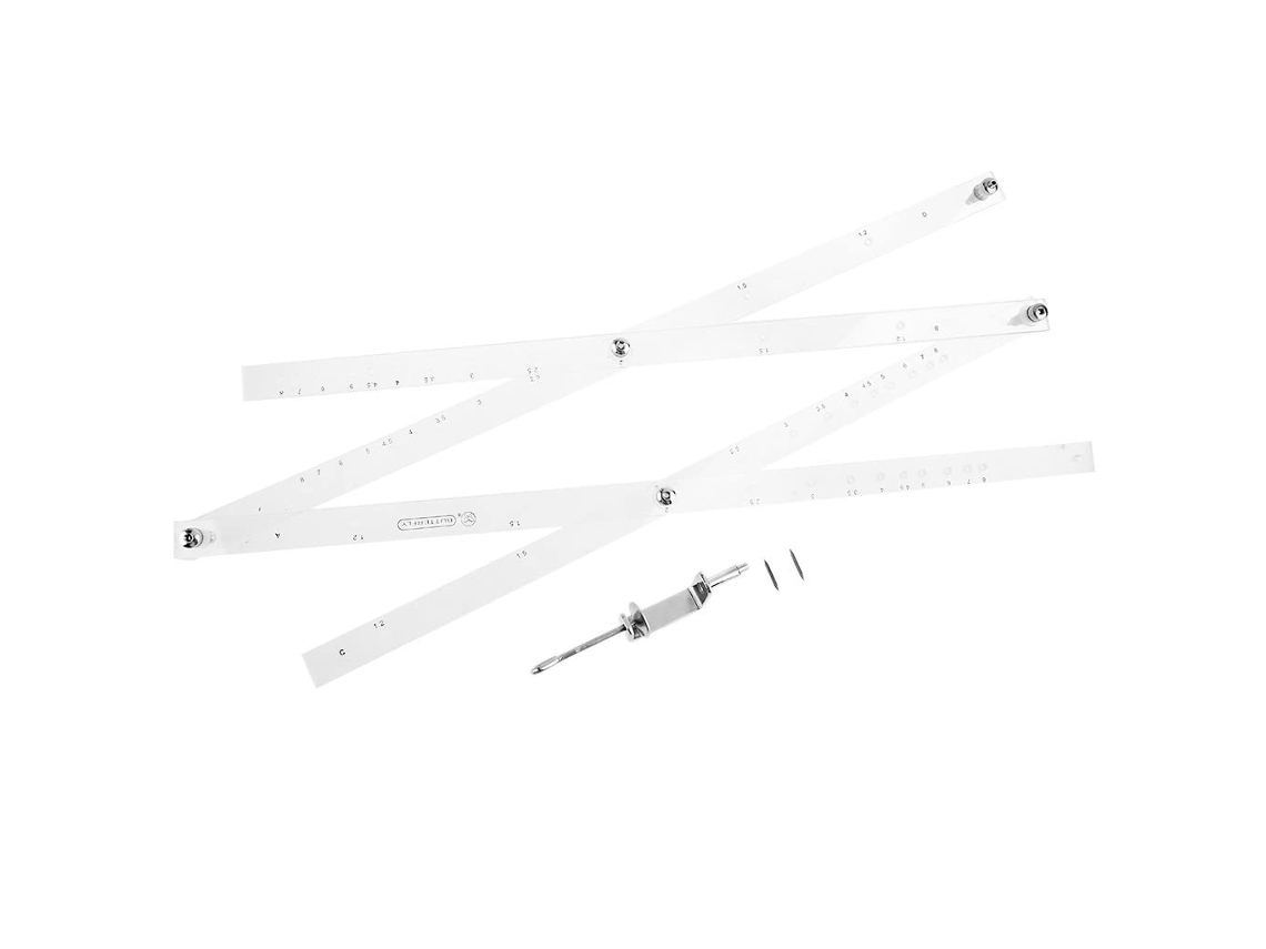 Régua De Desenho De 50 Cm, Réguas Dobráveis, Pantógrafo, Rolo