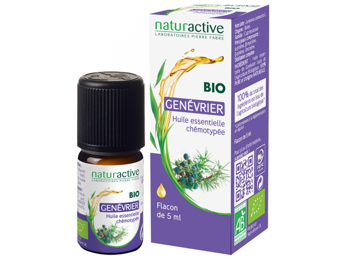 Óleo Essencial de Junípero Juniperus Communis L. Bio 5 Ml NATURACTIVE