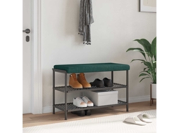 Vidaxl Almofada De Banco Tecido Verde-escuro Profundidade 35 Cm