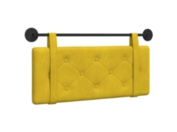 Cabeceira Suspensa Amarelo Veludo MAISON EXCLUSIVE
