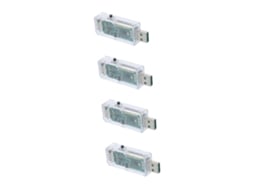 Testador Elétrico Usb De 4 Peças Com Tela Lcd Colorida Para Medir Tensão, Capacitância E Energia Real - Monitor