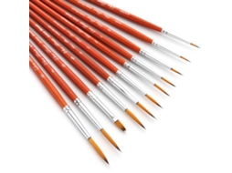 Set De 11 Pincéis Para Pintura Artística