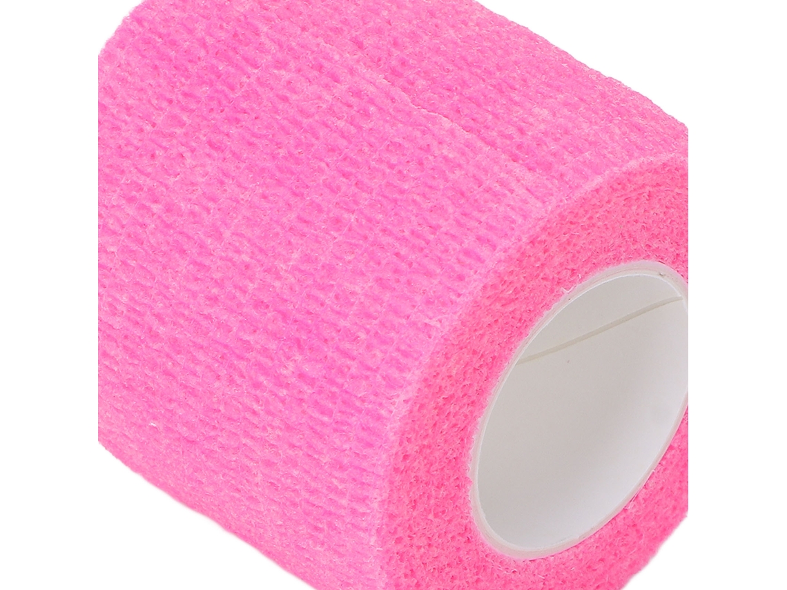 Banda Elástica Autoadesiva (rosa Brilhante, Antiderrapante, Absorvente De Choque, Alta Elasticidade) Eoocoo