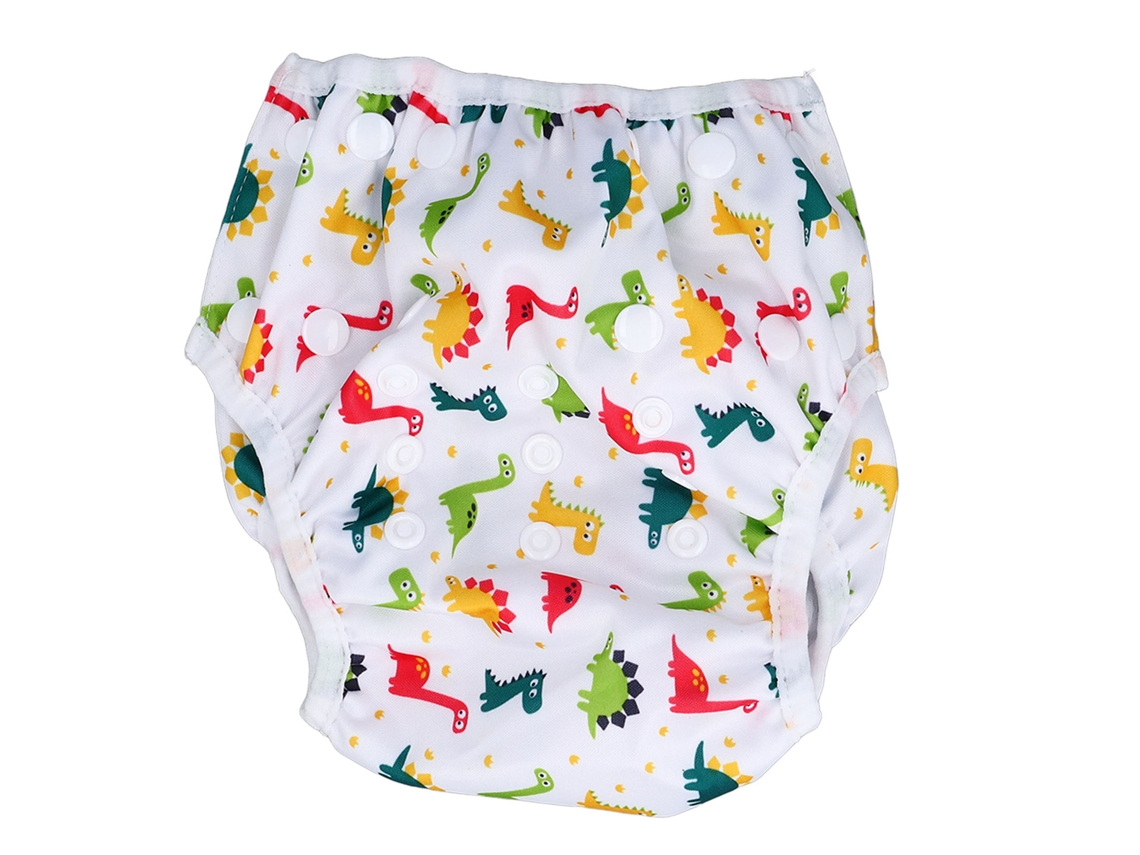 2pcs Baby Swim Diapers Leakproof Adjustable Snap For 0 2 Years T11