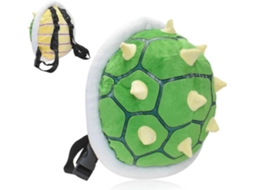 Mochila Koopa Troopa Verde, Casco De Tartaruga, Brinquedo Pelúcia Macio Verde Aquaforge (lgl)