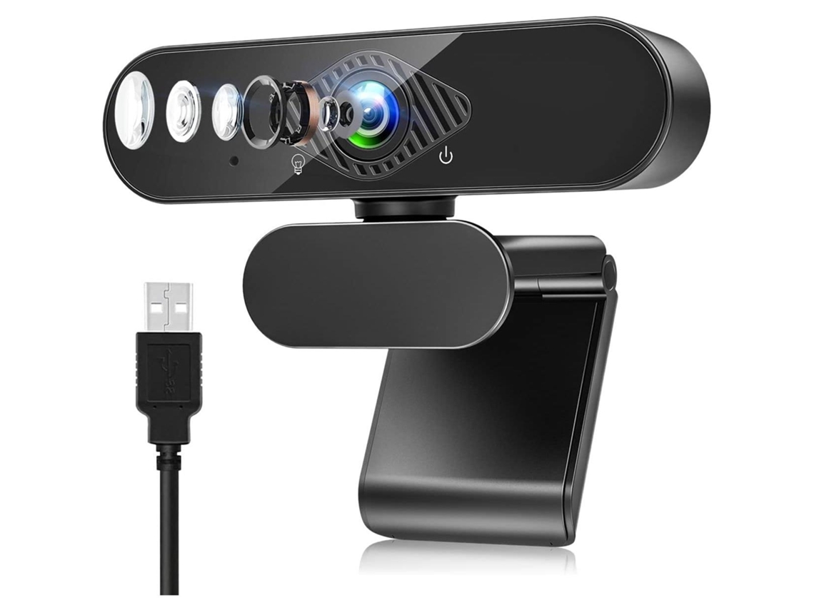 Webcam Danceal Com Microfone 1080p Full Hd Usb Para Mac, Windows E Laptop - Chamadas De Vídeo, Conferências E Jogos - Plug E Play