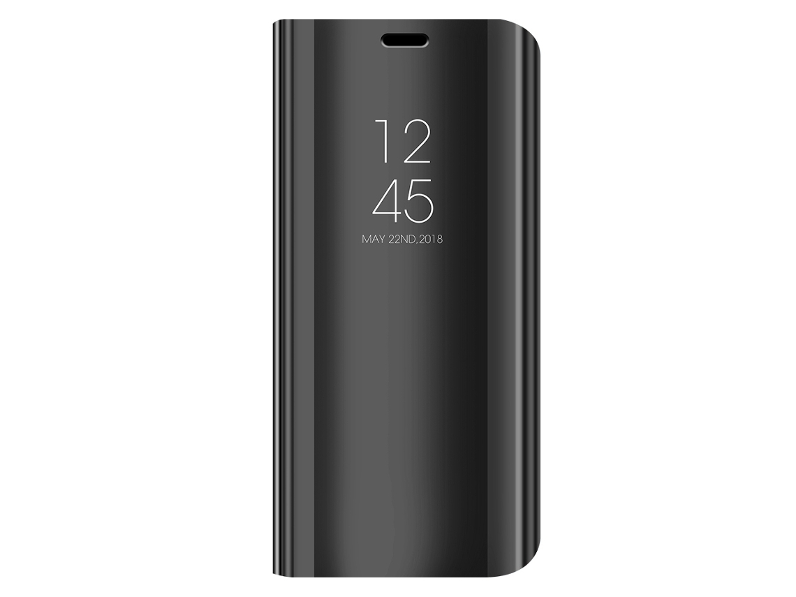 Capa LAXISCREED Huawei P10 Flip Mirror Preta