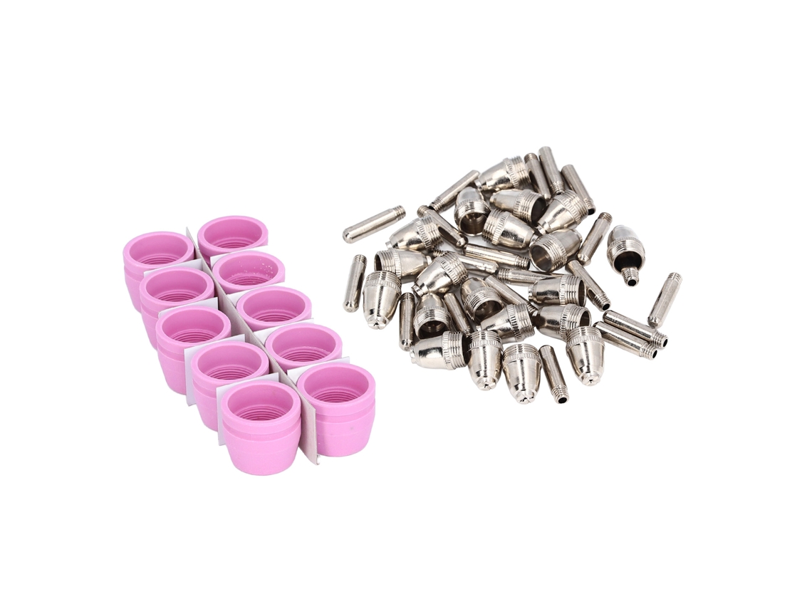 Kit De Acessórios Para Plasma Cutter Laxiscreed Com Eletrodos, Bicos E Consumíveis De Corte De Alta Performance