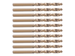 10 Brocas Hss De 5.0mm Com Cabo Reto