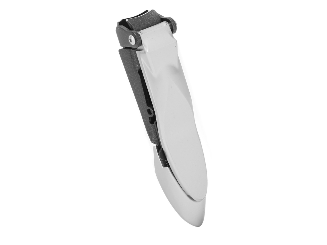 Aparador De Unhas Portátil Para Homens E Mulheres Em Aço Inox Com Capa De Couro Pu Para Unhas De Mão E Pé