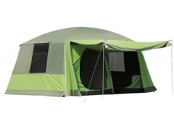 Tenda de Campismo OUTSUNNY (410x310x225 cm - Verde - 4-8 Pessoas)