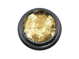 400 Peças De Lantejoulas De Metal Oco Com Glitter Para Decoração De Unhas E Manicure
