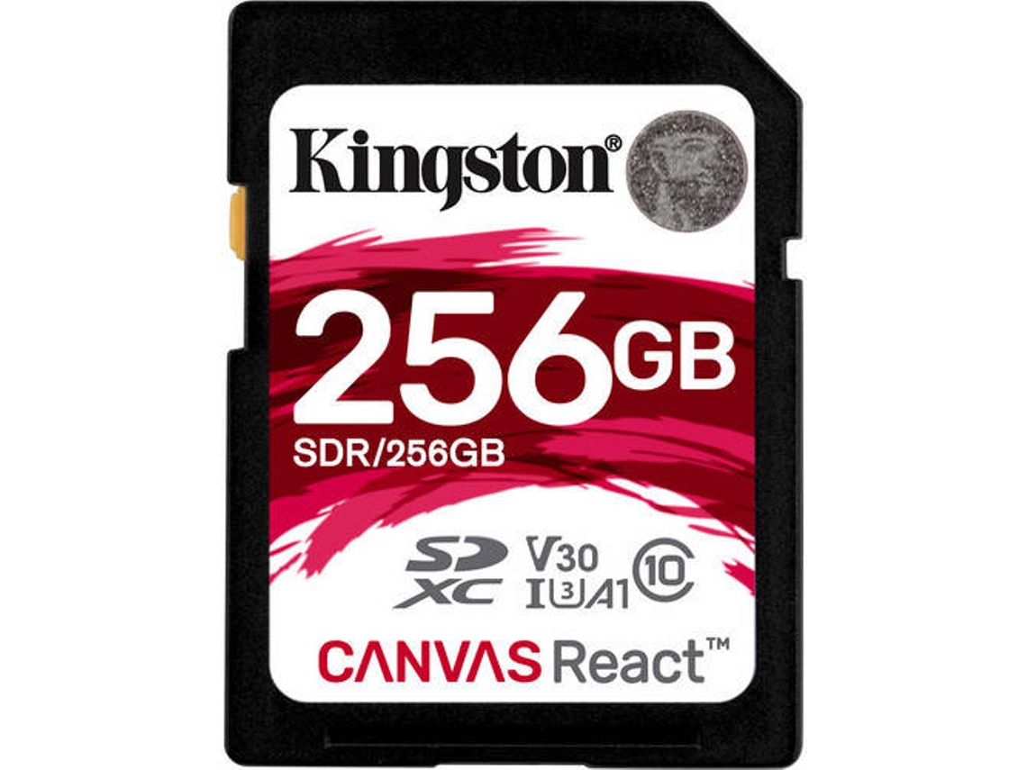 Cartão de Memória SDXC KINGSTON Canvas React 1 256GB