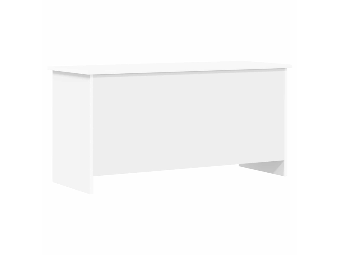 Conjunto 1 Baú De Armazenamento Vidaxl Branco Derivados De Madeira (100 X 40 X 50 Cm)