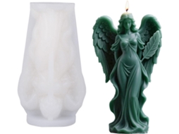 Pratique Com Silicone Macio Com O Desenho De Uma Menina Com Asas, Para Projetos Artísticos