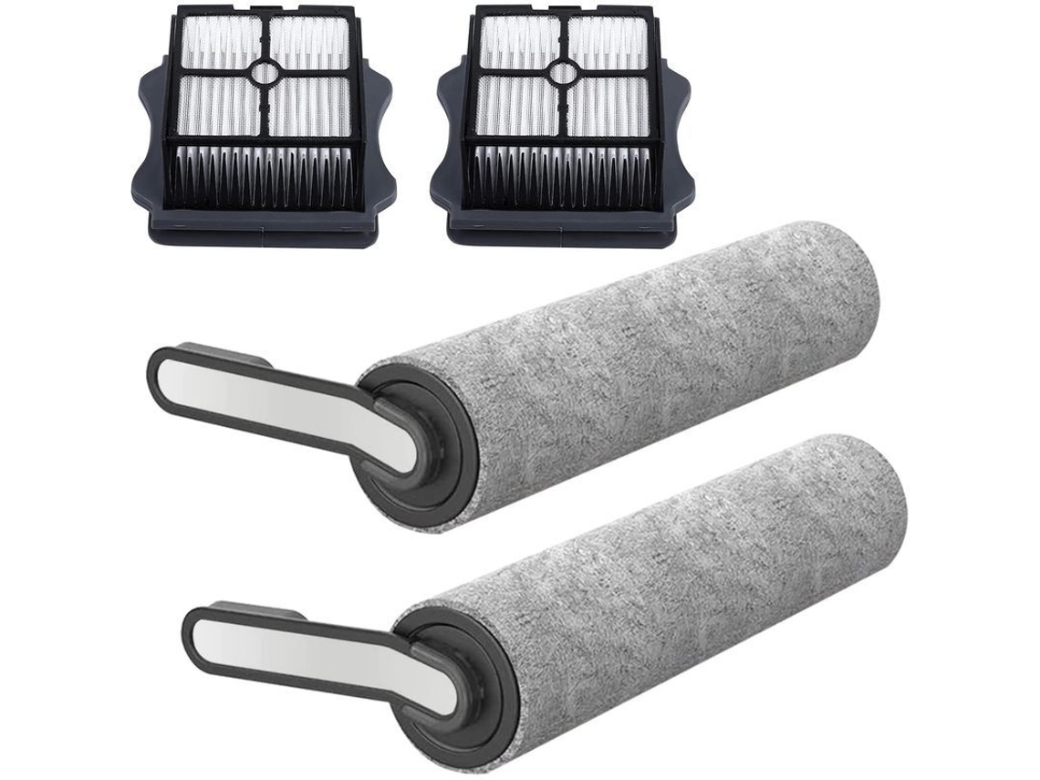 2026 kit de Rolo de Escova e Filtro Hepa para Aspirador Sem Fio Tineco Floor One S5 (2 Rolos + 2 Filtros)