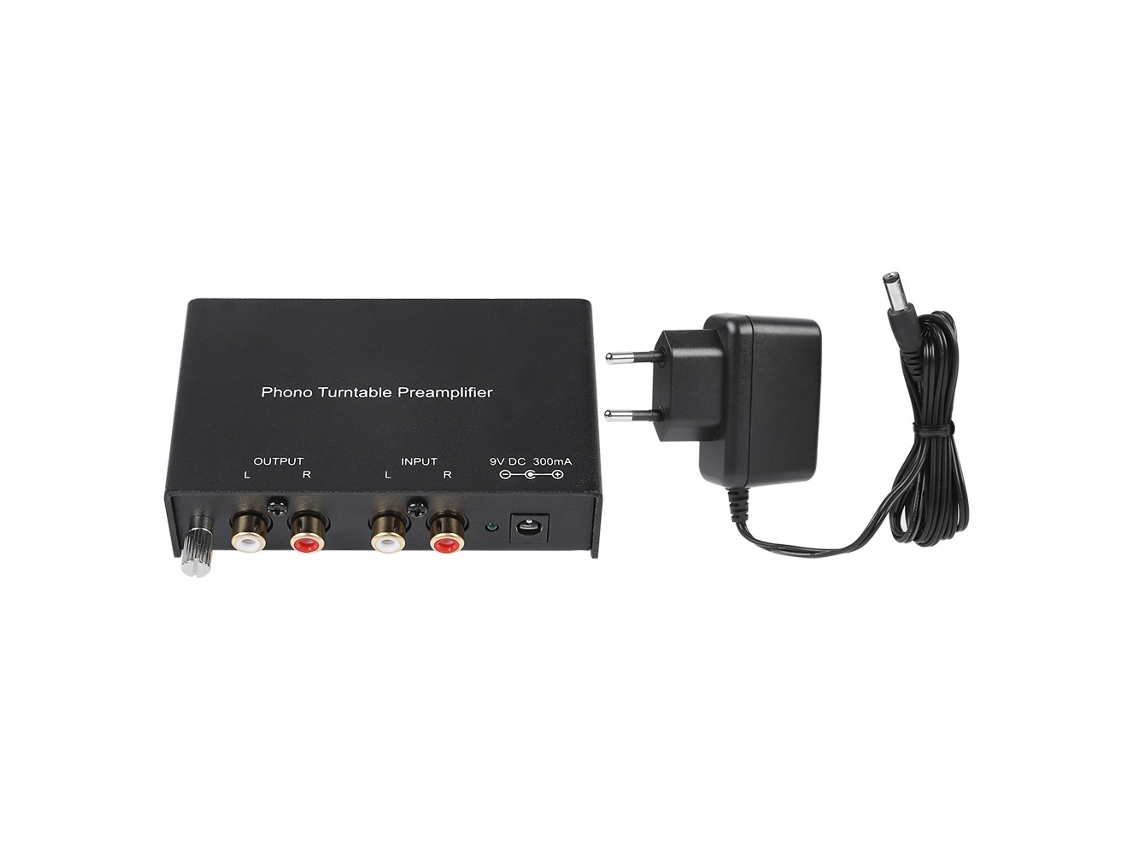 Aetheria pré amplificador de Fonocaptor Canal Duplo com Cancelamento de Ruído para Gravador de Discos Rca