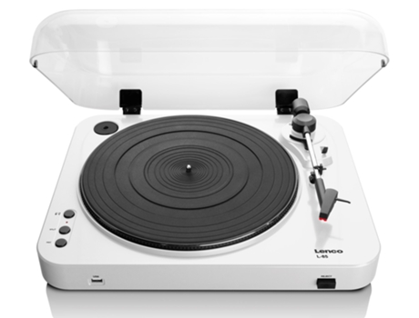 Gira-Discos USB LENCO L-85 — Semi-Automático | Velocidade: 33 1/3 - 45 rpm