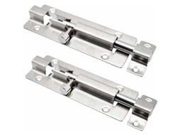 Fechaduras Para Portas, Conjunto De 2, Cilindro Deslizante De 4 Polegadas Com Parafuso