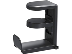 Suporte Para Fones De Ouvido Annadue, Com Rotação De 360° E Compartimento Para Guardar O Cabo Usb, Ideal Para Mesas De