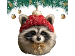 Enfeites De Natal Divertidos Em Acrílico Com Formato De Animais Para Árvore De Natal |