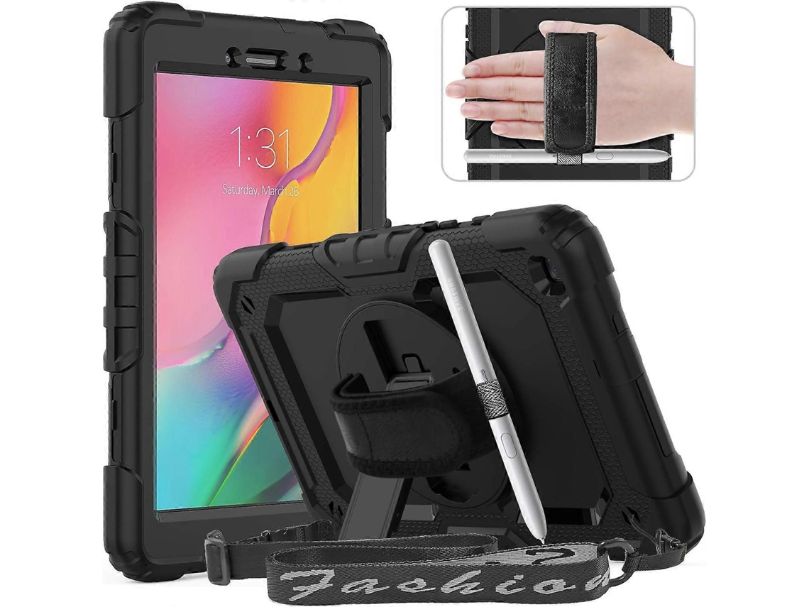 Capa Protetora Resistente A Impactos Para Samsung Galaxy Tab 8.0 2019, Proteção Reforçada 3 Camadas Com Protetor Tela, Suporte Tuotuo