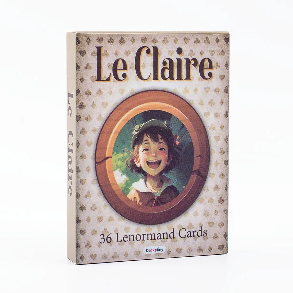 Baralho de Tarô René Norman Le Claire de 36 Cartas, 10,4 X 7,4 Cm MDUG