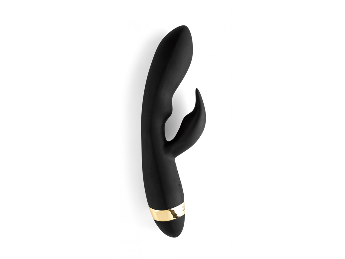Vibrador e Estimulador LANGLOYS Clitoriano Eos (Preto)