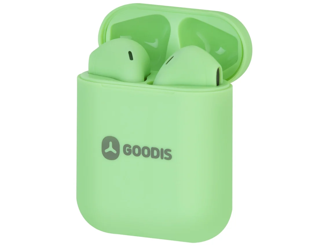 Auriculares Bluetooth True Wireless GOODIS Bt (Outlet Caixa Aberta - In Ear - Microfone - Verde)