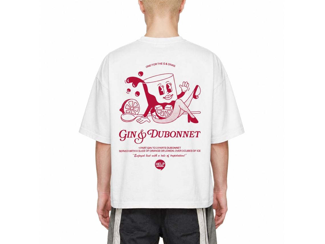 Rockinstone Gin Dubonnet Help I Sexted My Boss T-shirt Unique Designer Style