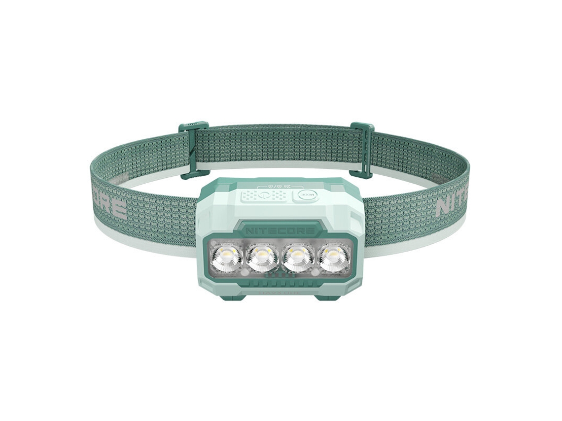 Nitecore Ha23 Uhe Lanterna Cabeça Verde 600 Lúmens Múltiplas Temperaturas Cor Ip68 Leve Camping Corrida Noturna Pesca Trekking